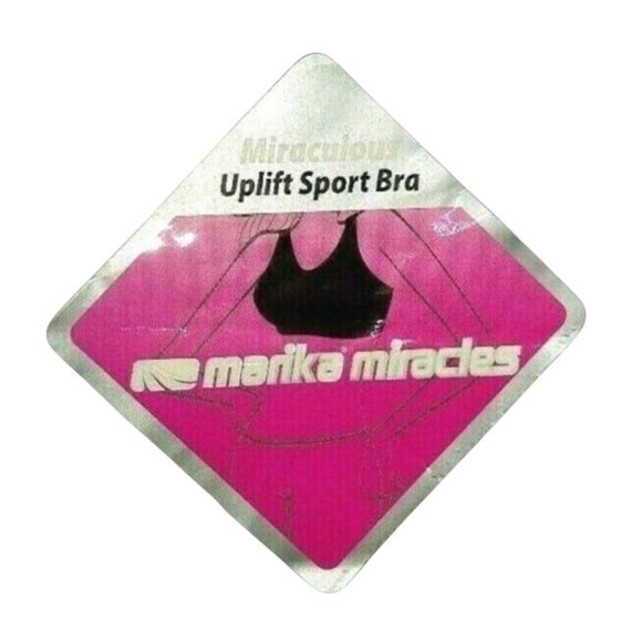 Marika Miracles Womens Bra Racer Back Uplift Sports Wire Free Size 20 White 2X - Picture 9 of 10